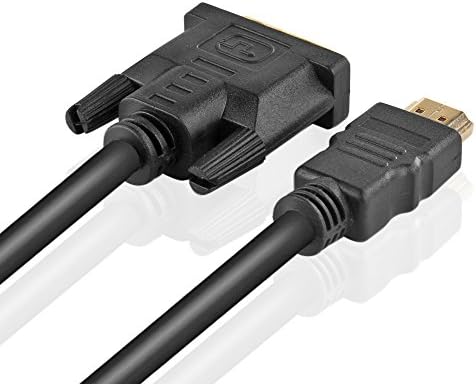 TNP מהירות גבוהה HDMI ל- DVI כבל מתאם - HDMI דו כיווני ל- DVI ו- DVI לממיר HDMI זכר למחבר זכר