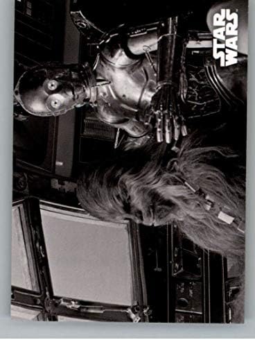 2019 טופס מלחמת הכוכבים האימפריה מכה בחזרה בשחור לבן 78 כניסה לבספין צ ' ובאקה/ג-3פאו כרטיס מסחר רשמי שאינו