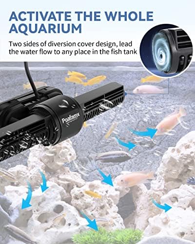 יצרנית גלים לאקווריום עם בקר לדקות 1.2 מ ' /3.9 רגל מיכל דגים מעל 100 ליטר מים מלוחים ומים מתוקים זרימת