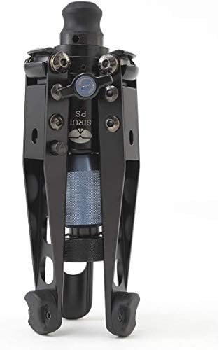 חדרגל מצלמה מקצועי של סירואי פ-204, מונונפוד אלומיניום 63 עם רגליים נשלפות, בסיס צילום פנורמי 360,