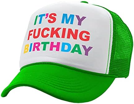 הגוזלר-זו הבדיחה המזדיינת שלי למסיבת יום ההולדת - כובע נהג משאית בסגנון רטרו וינטג