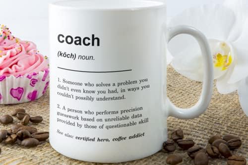 הגדרת מאמן ספל קפה, הערכה הטובה ביותר מתנות לתארים מתקדמים של מאמן בתיכון לגברים או לנשים, אירועי ספורט לילדים,