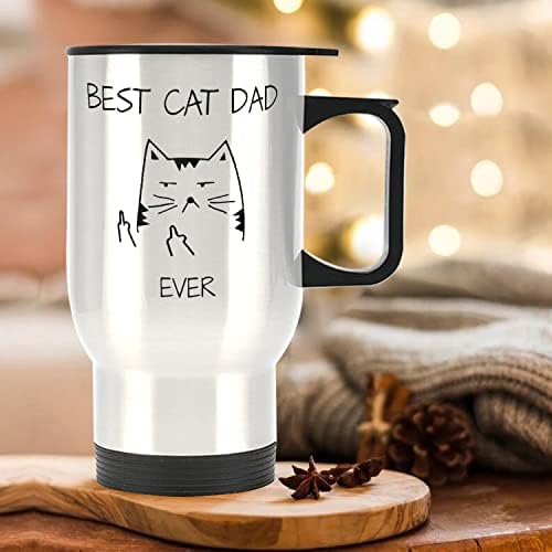 מוטיבציה בהשראת מצחיק אומר ציטוטים - חתול מתנות עבור חתול אוהבי גברים, הטוב ביותר חתול אבא אי פעם ספל, חמוד