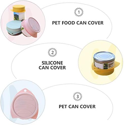 המוטון שימורים כלב מזון כלב מזון שימורים צנצנת 3 יחידות סיליקון לחיות מחמד מזון יכול אוניברסלי