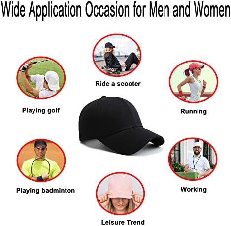 NPQQUAN נוקשה פאנלים קדמיים נוקשים כובע בייסבול כובע גולף אבא כובעי משאיות לגברים נשים