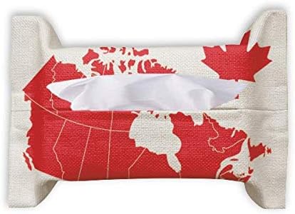 סמל עלה מייפל אדום קנדה קנדה מפה מפה מגבת נייר שקית רקמות פנים מפיות BUMF