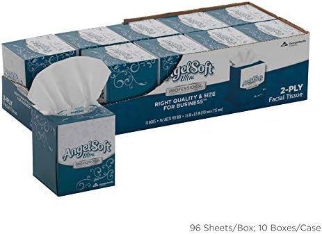 אנג'ל רך אולטרה סדרה מקצועית קופסאות קופסאות קופסאות פנים, 7.60 x 8.50, לבן