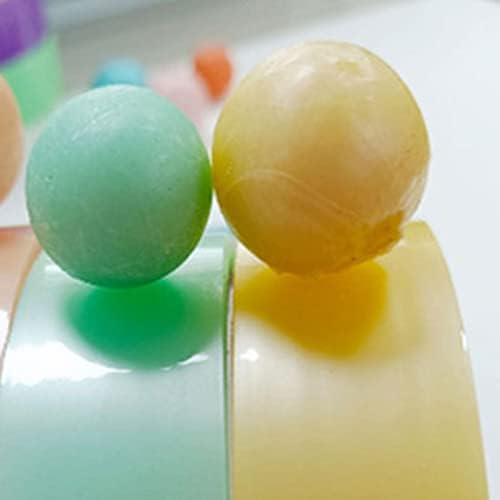 Tachiuwa 10 מ 'קלטת גלגול כדורים דביקים, מלאכה צעצוע diyeducational למבוגרים, ילדים, אביזרי מסיבות, צהוב