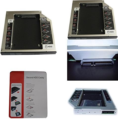 כונן קשיח שני גנרי HDD SSD Caddy עבור HP Probook 650 G1 Zbook 15 ZBook 17