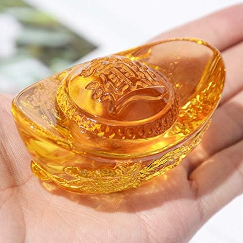 Kisangel Crystal Gold INOTOT YUAN BAO סיני FENGSHUI ENIGHT ONICTS FILE WEALT