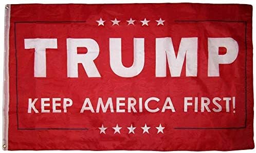 MWS 3x5 3'x5 'טראמפ לשמור על אמריקה דגל אדום ראשון וארהב טראמפ 45 נשיא 45 אדום כובע כובע כובע