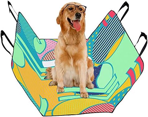 מותאם אישית יד-צבוע עיצוב סגנון יצירתי הדפסת רכב מושב מכסה לכלבים עמיד למים החלקה עמיד רך לחיות מחמד