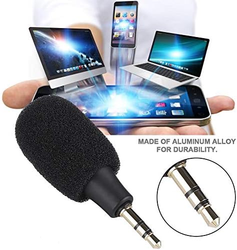 V BestLife Mini Microphone Microphone, מיקרופון 3.5 ממ, לטלפון נייד, מחשב, טאבלט, מקליט קול, MD, מצלמה