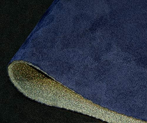 כחול כהה כחול כהה מיקרוסואד דלוקס קצף מגובה בד עבור פנים המכונית מיקרו זמש גג פאנל בטנה-108 איקס 60