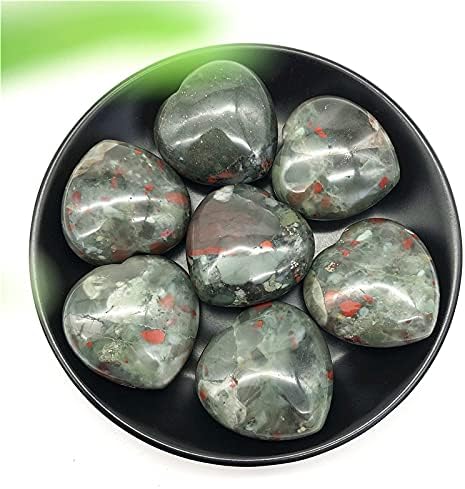 Heeqing AE216 1PC טבעי אבן דם אבן גביש אבן מלוטשת קישוט ריפוי מתנה אבנים טבעיות ומינרלים קריסטל