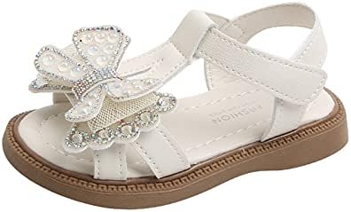 נעלי בנות שמלת פרפר אבני חן מסיבה נסיכת חתונה ללבוש יומי לבלוש פעוטות לילדים גדולים מגפי מים פעוטות