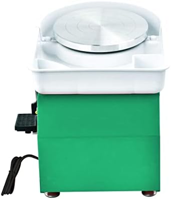 350 ואט 25 סמ חשמלי חרס גלגל מכונת קרמיקה עיצוב כלי חרס אמנות מכונת עבור תלמיד וחובבים ירוק