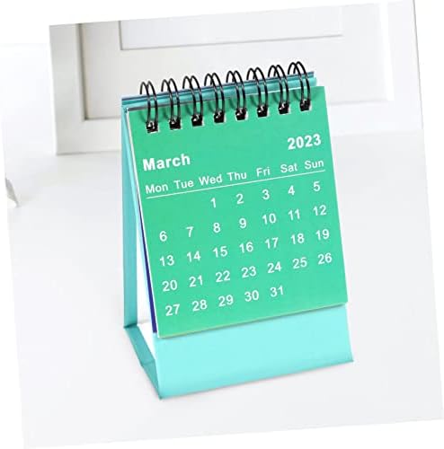 לוח השנה של Bestoyard מיני שולחן פרה מסה דה 2023 לוח שנה שולחן לוח שולחן סליל לוח השנה לוח השנה לוח השנה