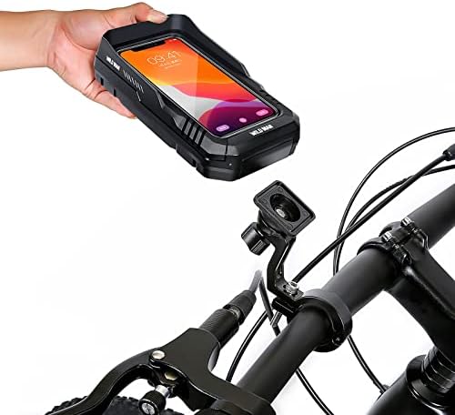 איש פרא עמיד למים אופני טלפון הר מחזיק מגע-מסך טלפון סלולרי תיק 360 סיבוב טלפון הר עבור אופני מחזיק מתאים