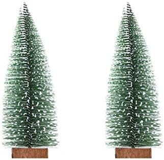 עץ חג המולד של Nuobesty Mini - עץ עץ אורן שולחן עבודה 12 אינץ