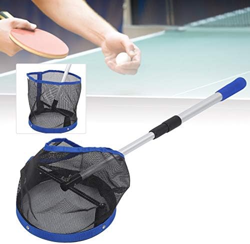 קוטף כדור טניס שולחן VBESTLIFE, רטריבר פינגפונג נייד מתכוונן, עם ידית נשלפת לקטיפת טניס שולחן ואילוף כדור טניס