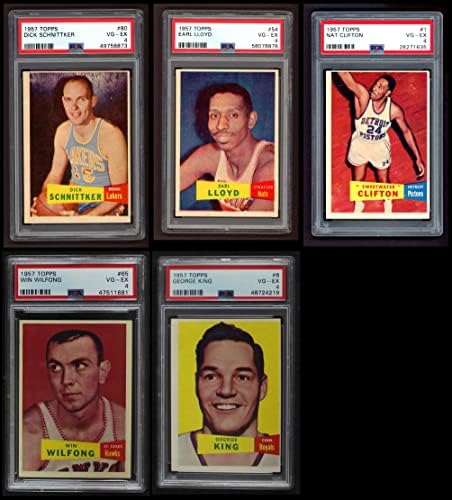 1957-58 Topps כדורסל סט שלם VG/EX