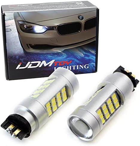 IJDMTOY 6K XENON לבן 42-SMD PW24W 12182 נורות LED תואמות BMW F30 3 אורות פנס הלוגן בשעות היום