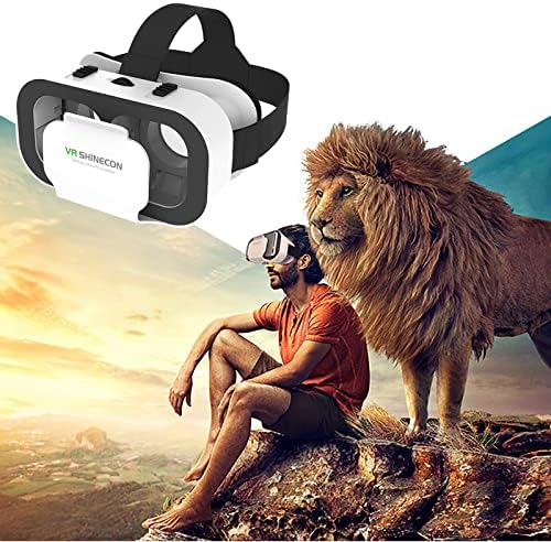 משקפי VR, משקפי משחק וירטואליים, משקפי קולנוע תלת מימדיים 360 ° פנורמי, לסמארטפונים הנוכחיים