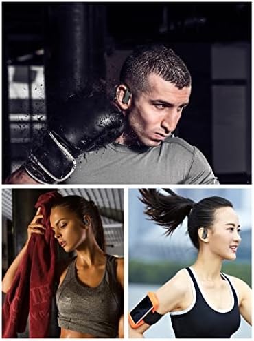 אוזניות Bluetooth של Bluetooth Privcust עם מיקרופון וביטול רעש אוזניות לטלפון סלולרי אוזניות אוזניות