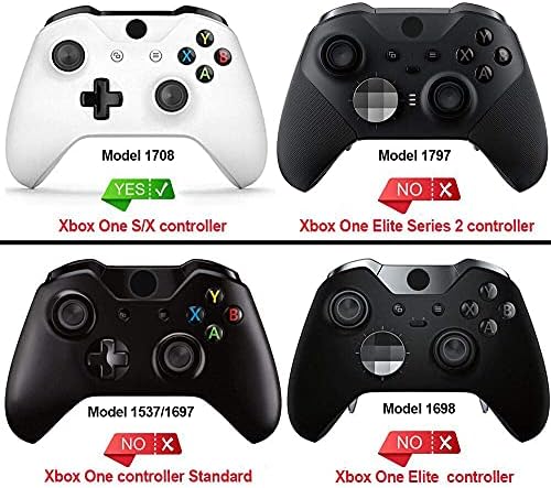 לוחות אחיזת מגע רך קיצוני, ידיות מסילות צד נוחות ללא החלקה, חלקי החלפה לשיפור המשחק עבור Xbox One X&S בקר - בקר