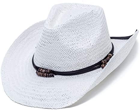 כובע בוקרים בוקרי אבן ישן לגברים נשים רחב שוליים כובע שמש סגנון מערבי