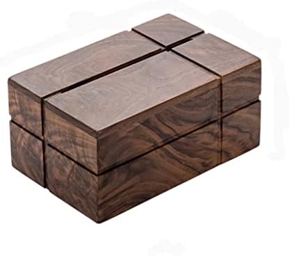 Lukeo Walnut Box Cox Hotel Family עץ מוצק קופסת רקמות סלון קופסת אחסון רב -פונקציונלית עץ