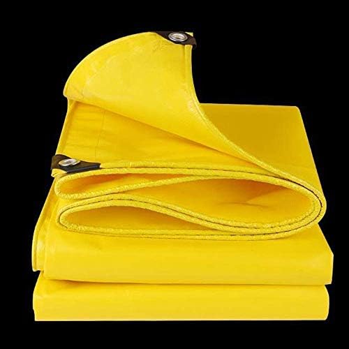 MTYLX חיצוני ברזנט רב-פונקציונלי, צהוב PVC 500 גרם/מר כבד בגדי גשם גשם אטום למים קרם הגנה להבה