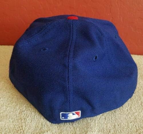 ג'ו מדדון חתם על 16 WS. כובע בייסבול JSA מוסמך אוטומטי שיקגו קאבס - כובעי MLB עם חתימה