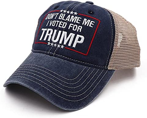 גדסטון טראמפ 2024 לא מאשים אותי רקום לנשימה כובעי לקחת אמריקה חזרה בייסבול נהג משאית כובע עבור גברים