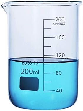 ז ' ולר 2 חתיכה זכוכית נמוך טופס כוס ורוסיליקט בוגר מדידת כוס טמפרטורה גבוהה עמיד לעבות כימיה מדעי ניסוי