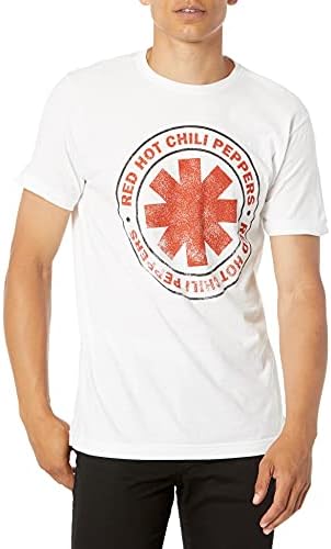 אדום חם צ ' ילי פפרס גברים של רשמי במצוקה התווה לוגו חולצה