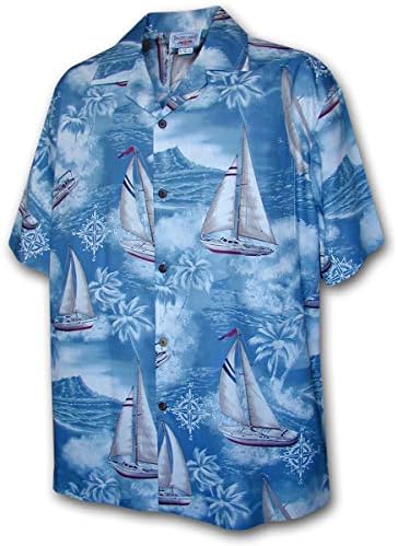 אגדת האוקיאנוס השקט חולצות הוואי סירות מפרש