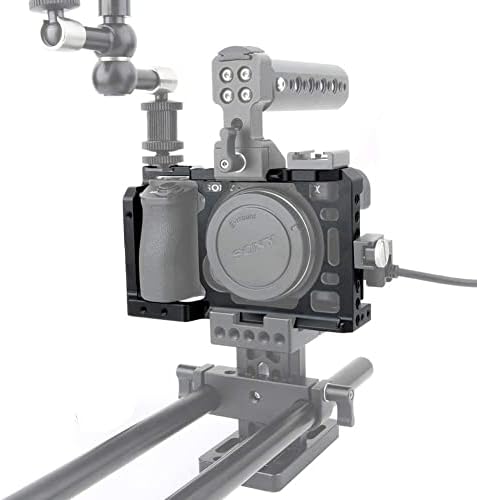 כלוב מצלמה של NiceRig עבור Sony Alpha A6400 A6500 עם נקודת נעילה שנייה - 082