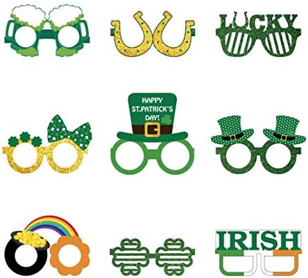 9 PCS St. Patrick's Day משקפי ראייה