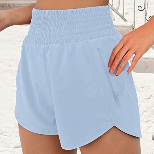 מכנסיים קצרים לנשים טרקלין קיץ מזדמן נוח מכנסי חוף מוצקים קצרים רופפים מתאימים מכנסיים קצרים מותניים גבוהים