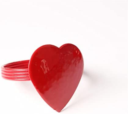 SDFGH 6 יחידות אדומות גדולות בצורת לב, יום האהבה המפית המפית המפית המפית המפית המפית המפית