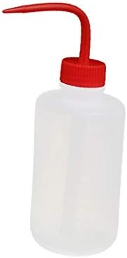 X-DREE 250 מל LDPE פלסטיק סחיטה אדומה פה תווית ביתית תווית כביסה (Botella de Lavado de Etiquetas