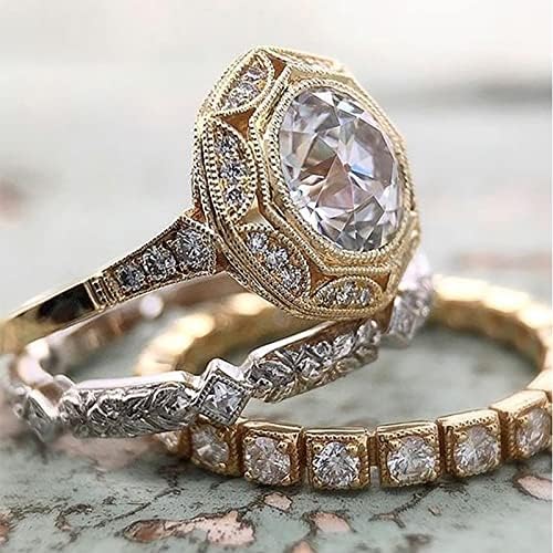 הבטחת נשים טבעות אופנה יהלומים מלאים טבעת זירקון טבעת אירוס