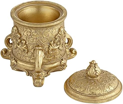 קנסינגטון היל בריטון קופסאות תכשיטים עם זהב עתיקות של 2 סטים של 2