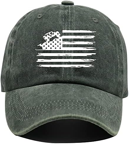 אמריקאי דגל נהג משאית כובע, מתכוונן ארהב דגל רכב בייסבול כובע במצוקה רטרו שטף עבור גברים נשים