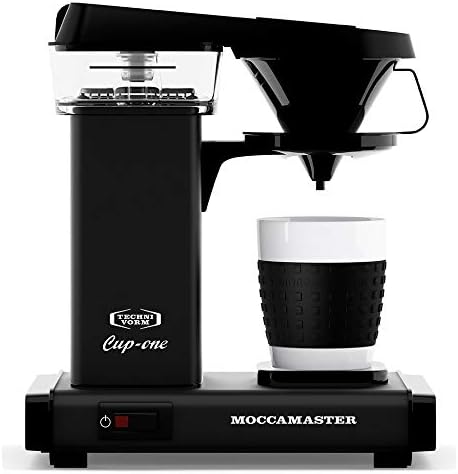 Technivorm Moccamaster - 69215 Technivorm Moccamaster Cup מבשלת קפה אחת, 10 גרם, שחור מט