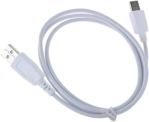 J-ZMQER White Power Sync Sync מטען נתונים כבל USB תואם ל- NABI FUHU XD JR KID HD TABLET