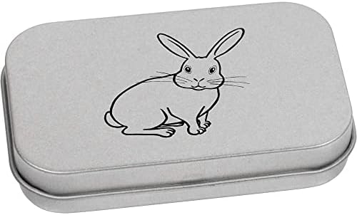 אזידה 'יושב ארנב' מתכת צירים מכתבים פח / תיבת אחסון