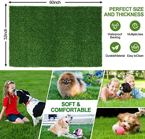 דשא מלאכותי-מוטיפונקציה כלב פיפי דשא מתקפל מזויף דשא החלקה דשא מלאכותי דשא לכלבים עם חורי ניקוז
